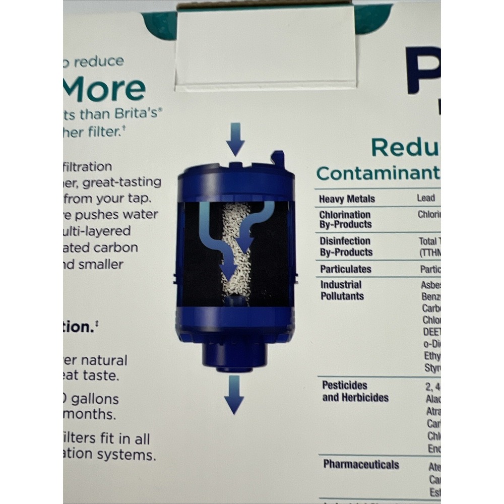 PUR Plus Faucet Filtration System Max Ion Filter Technology Champagne Finish C25 - Picture 7 of 13